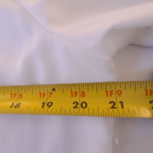 Elie Tahari Soft White Split Neckline Long Sleeve Blouse Size M - Picture 10 of 12